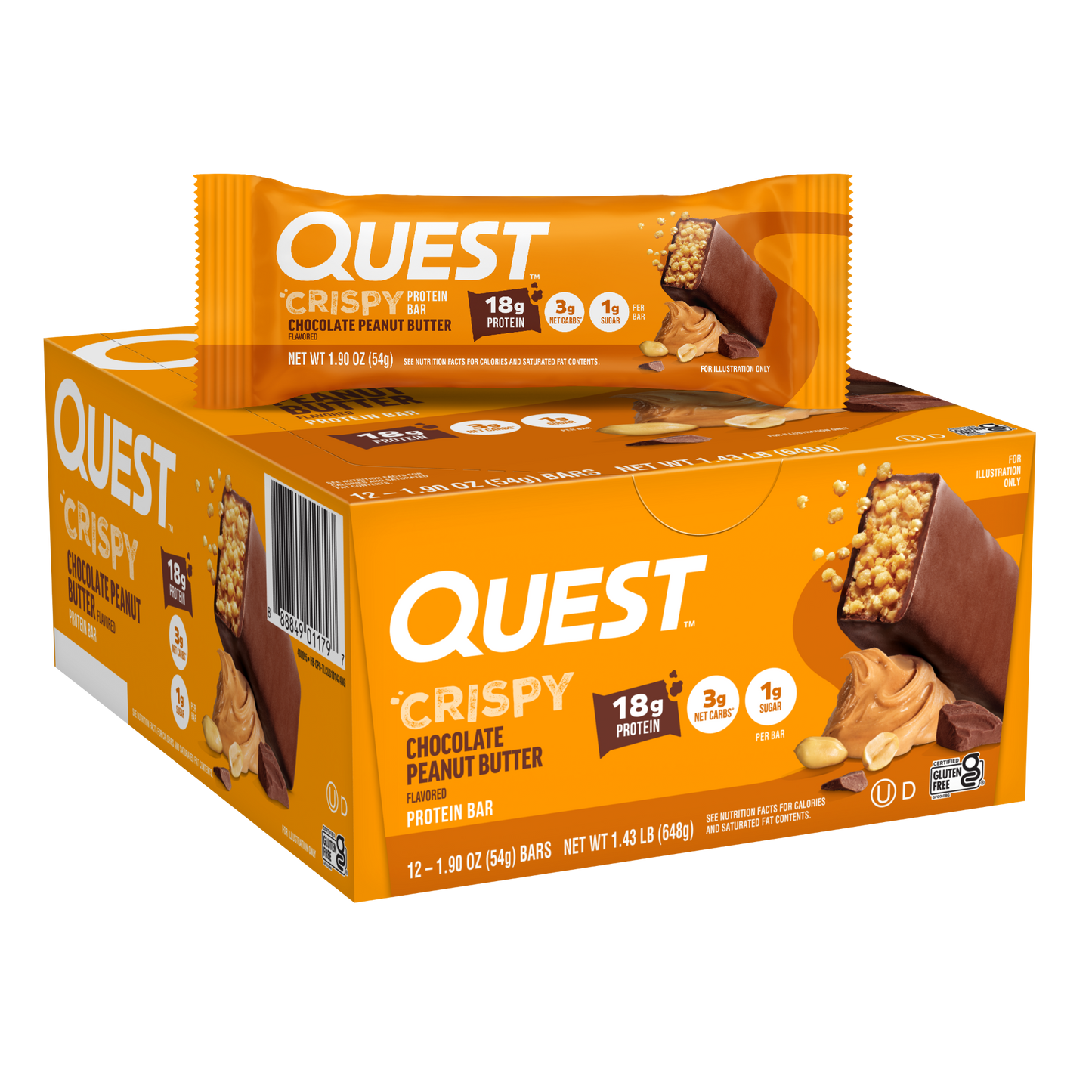 chocolate-peanut-butter-crispy-hero-protein-bars-k1 400095_QN_USA_Pkg_Crispy_ProteinBar_CPB_12ctCarton_3D_Composite_Force.png